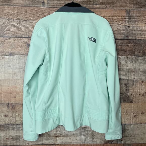 The North Face Calentito Softshell Jacket Full Zip Mint Green Size Large - Picture 7 of 9
